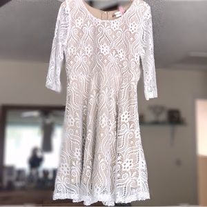 Poppies and roses dress